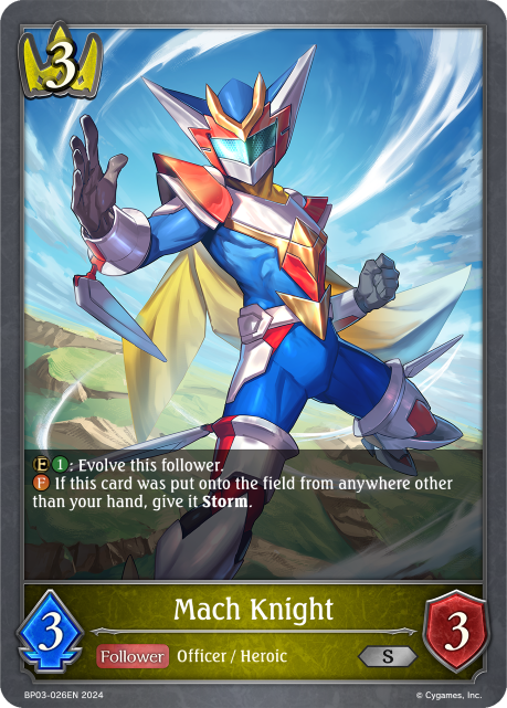 Flame of Laevateinn BP03-026 Mach Knight