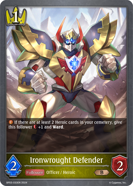 Flame of Laevateinn BP03-033 Ironwrought Defender