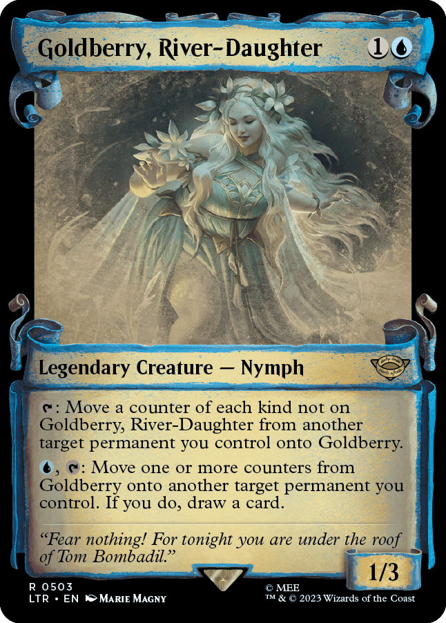 MTG Lord Of The Ring 0503 Goldberry, River-Daughter (Showcase Foil)