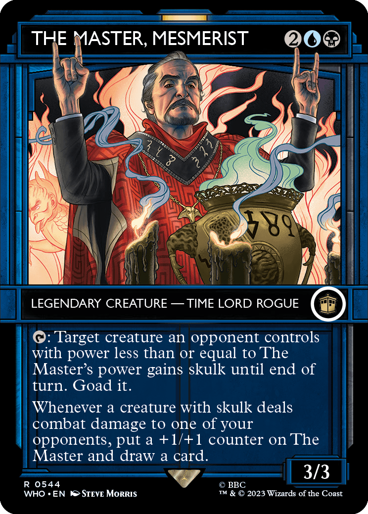 MTG Doctor Who 0544 The Master, Mesmerist (Showcase)