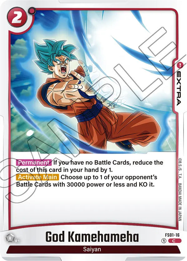 Dragon Ball Super Card Game Fusion World FS01-16 God Kamehameha