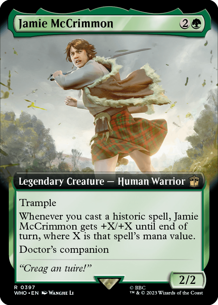 MTG Doctor Who 0397 Jamie McCrimmon (Extended Art)