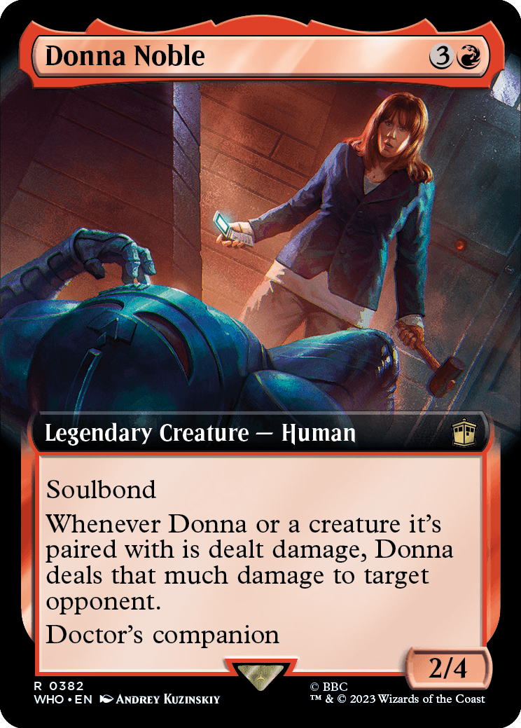 MTG Doctor Who 0382 Donna Noble (Extended Art)