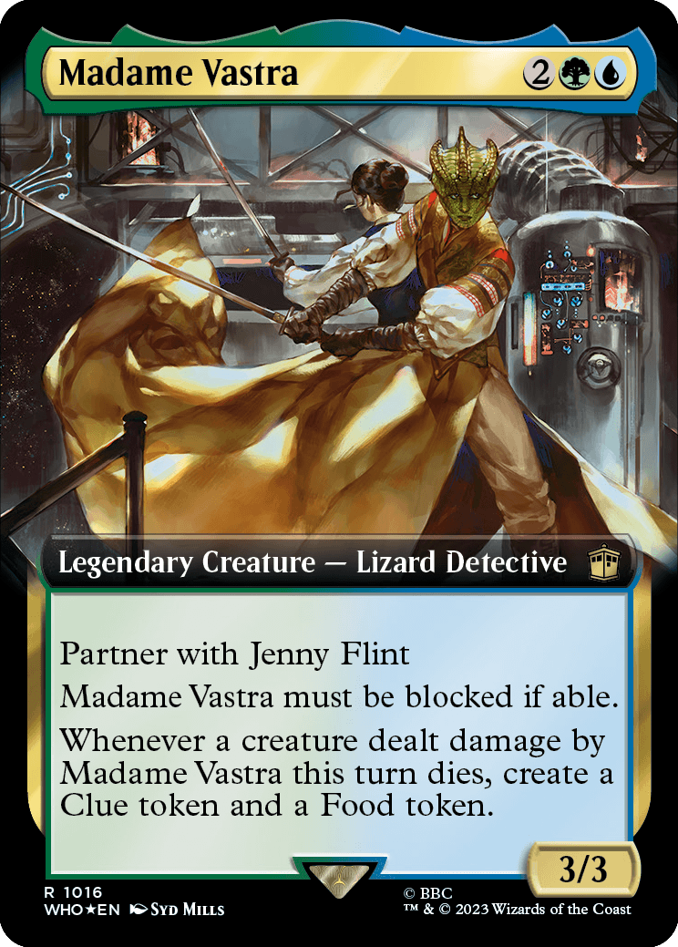 MTG Doctor Who 1016 Madame Vastra (Extended Art Surge Foil)