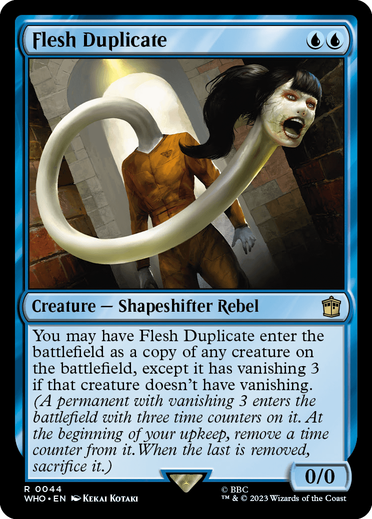 MTG Doctor Who 0044 Flesh Duplicate (Foil)