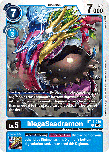 Exceed Apocalypse BT15-029 MegaSeadramon