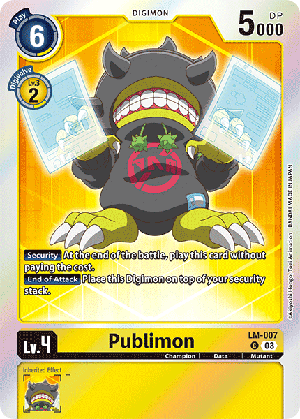 Exceed Apocalypse BT15 / LM-007 Publimon