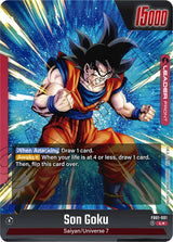 2024 Dragon Ball Super Card Game Fusion World Awakened Pulse FB01-001 Son Goku Alternate Art PSA Grade Pending