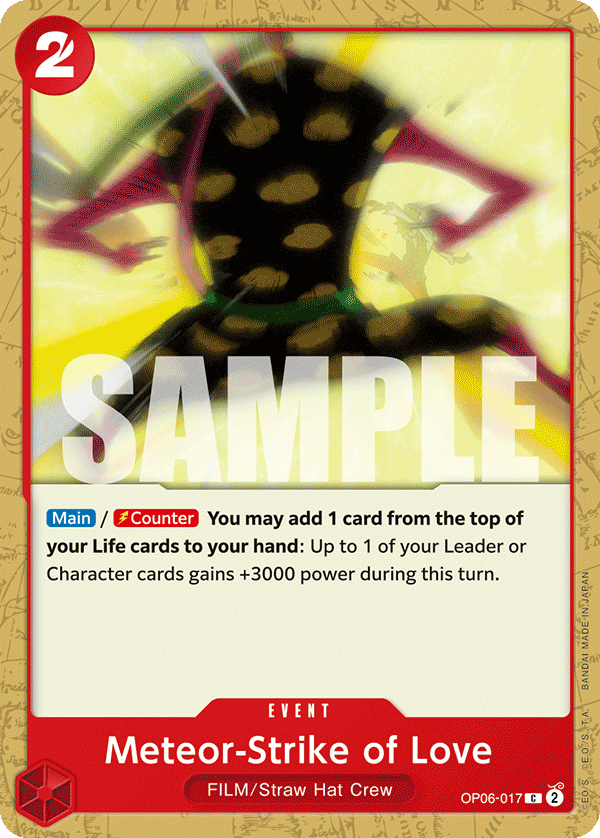 OP06-017 | C | EVENT Meteor-Strike of Love
