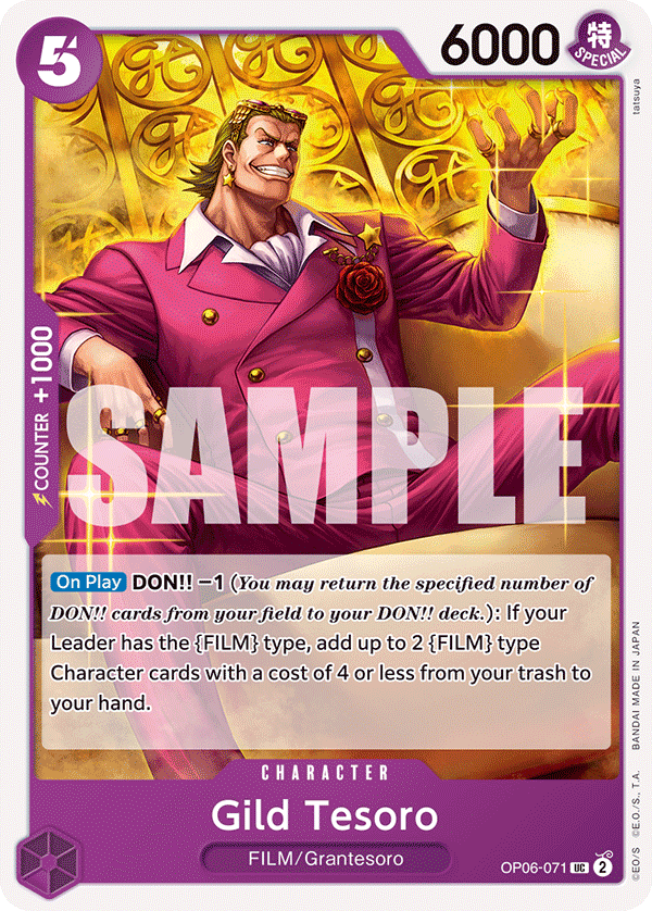 OP06-071 | UC | CHARACTER Gild Tesoro