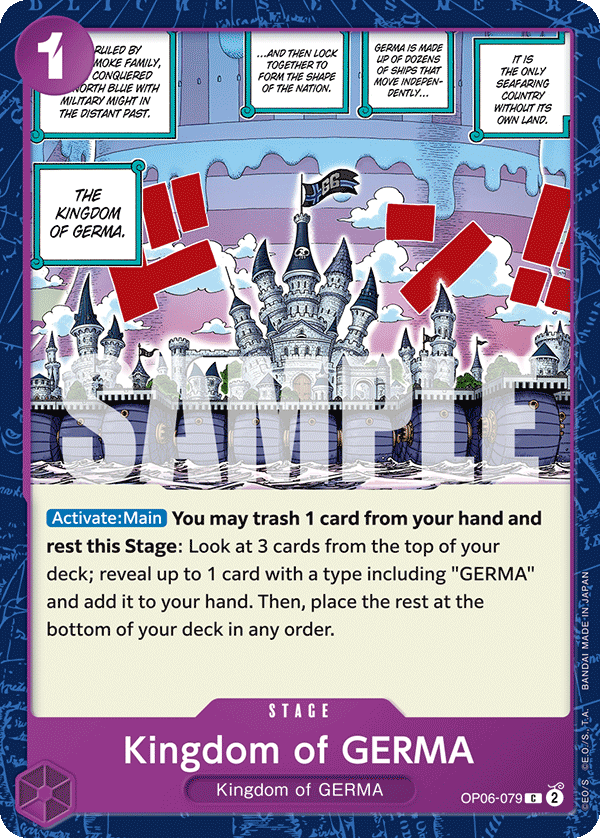 OP06-079 | C | STAGE Kingdom of GERMA