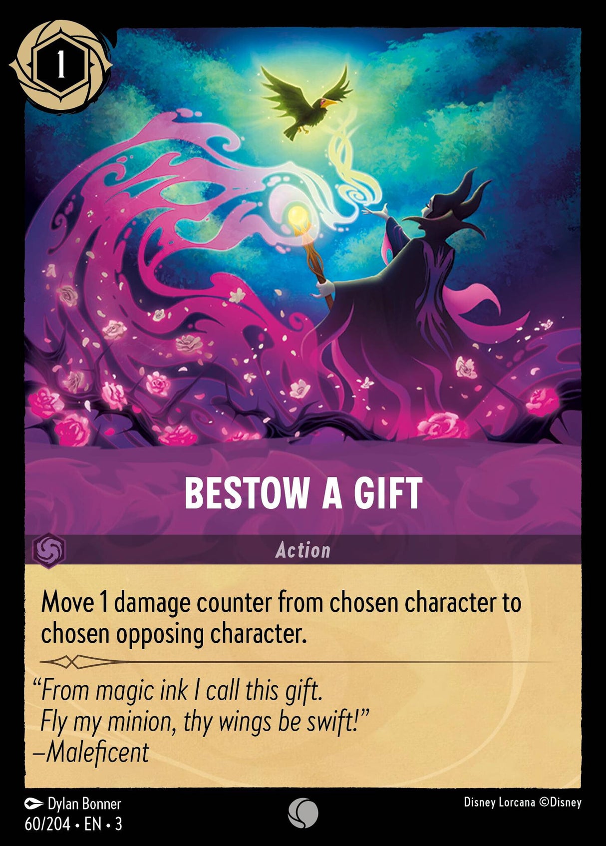 Disney Lorcana Into The Inklands 060/204 BESTOW A GIFT