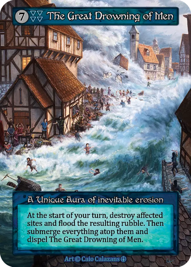 Sorcery Contested Realm Arthurian Legends - The Great Drowning of Men Foil