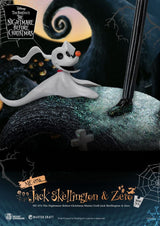 Nightmare before Christmas Master Craft Statue Jack Skellington & Zero 39 cm