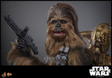 Star Wars Episode V Movie Masterpiece Action Figure 1/6 Chewbacca with Disassembled C-3PO 36 cm