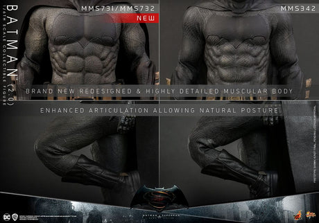 Batman v Superman: Dawn of Justice Movie Masterpiece Action Figure 1/6 Batman 2.0 32 cm